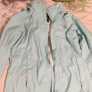 Mint Green Raincoat